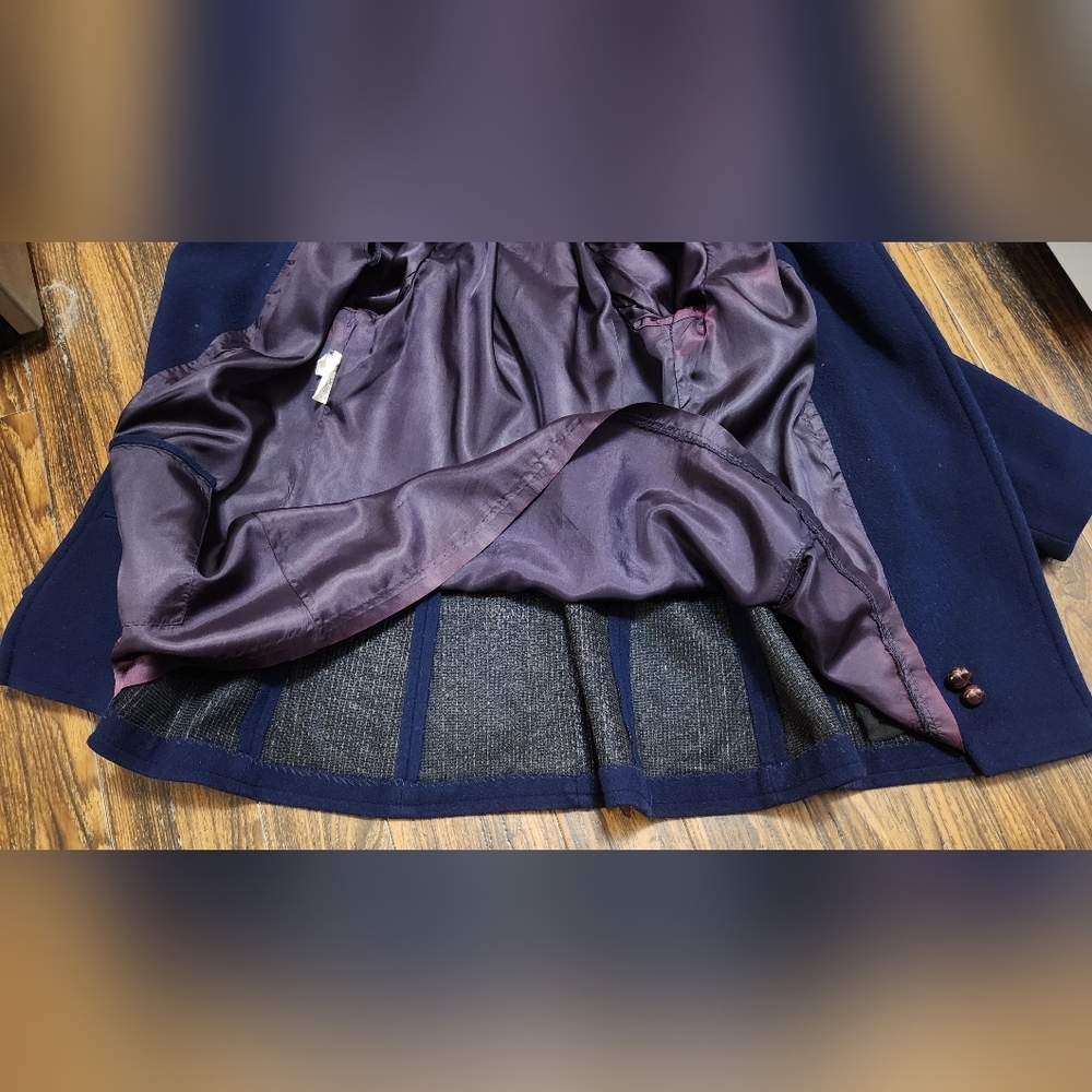 Mackintosh Wool Navy Pea Coat Sz 10 Save 15%! - Picture 13 of 16